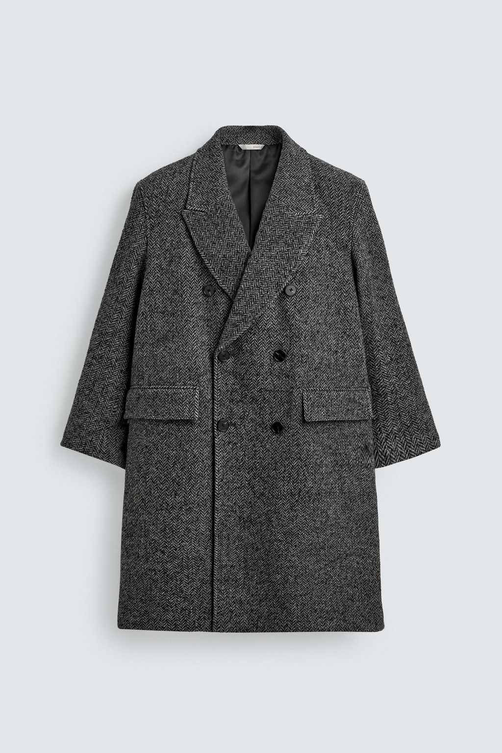 HERRINGBONE WOOL COAT - Zara фото 7