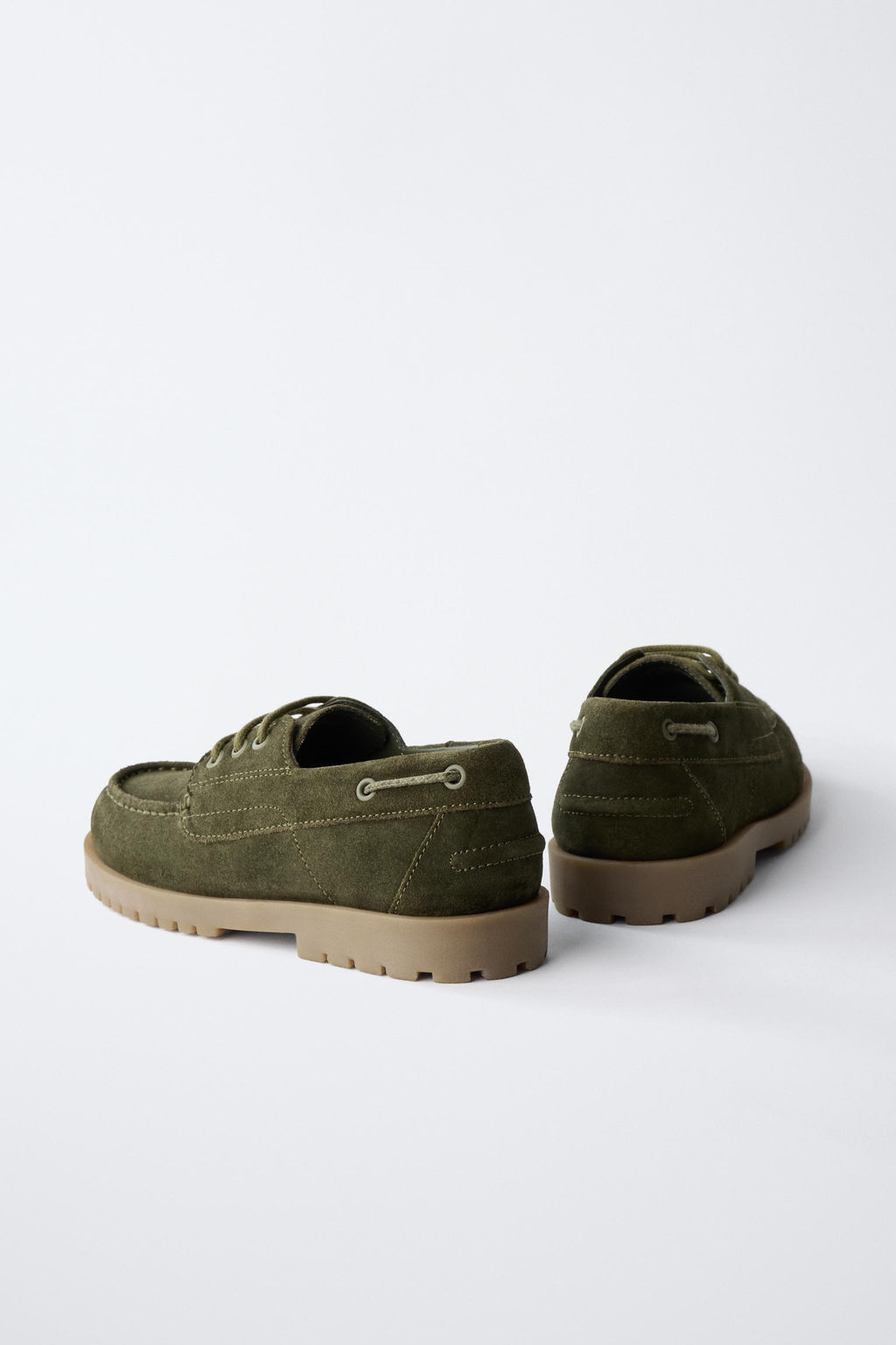 LEATHER DECK SHOES - Zara фото 5