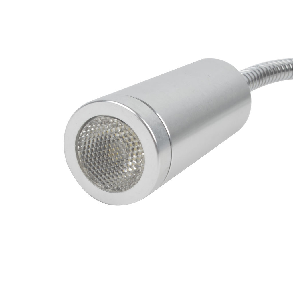 ULT-F21-3W/4000K IP20 SILVER Светильник светодиодный настенный гибкий для интерьерного освещения. 85-265В. Белый свет (4000К). Серебряный. TM Uniel