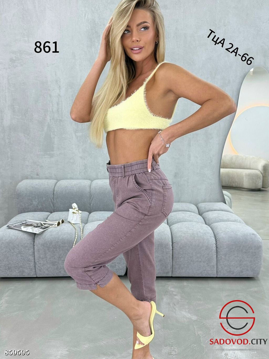 Капри женские из хлопка - Fiona фото 4