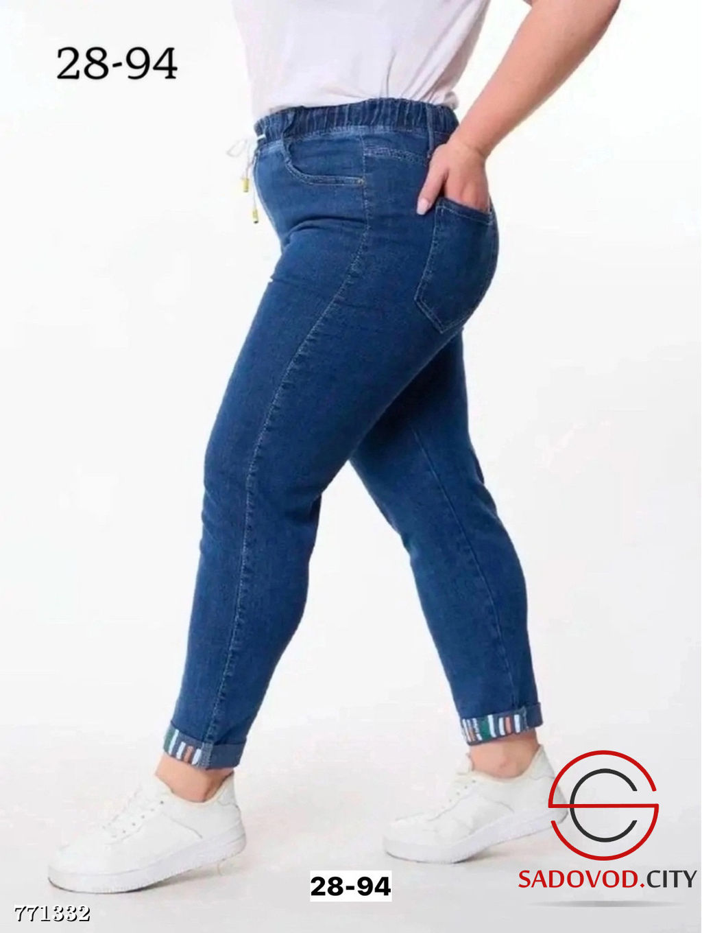 Джинсы на резинке женские - Bruno фото 4