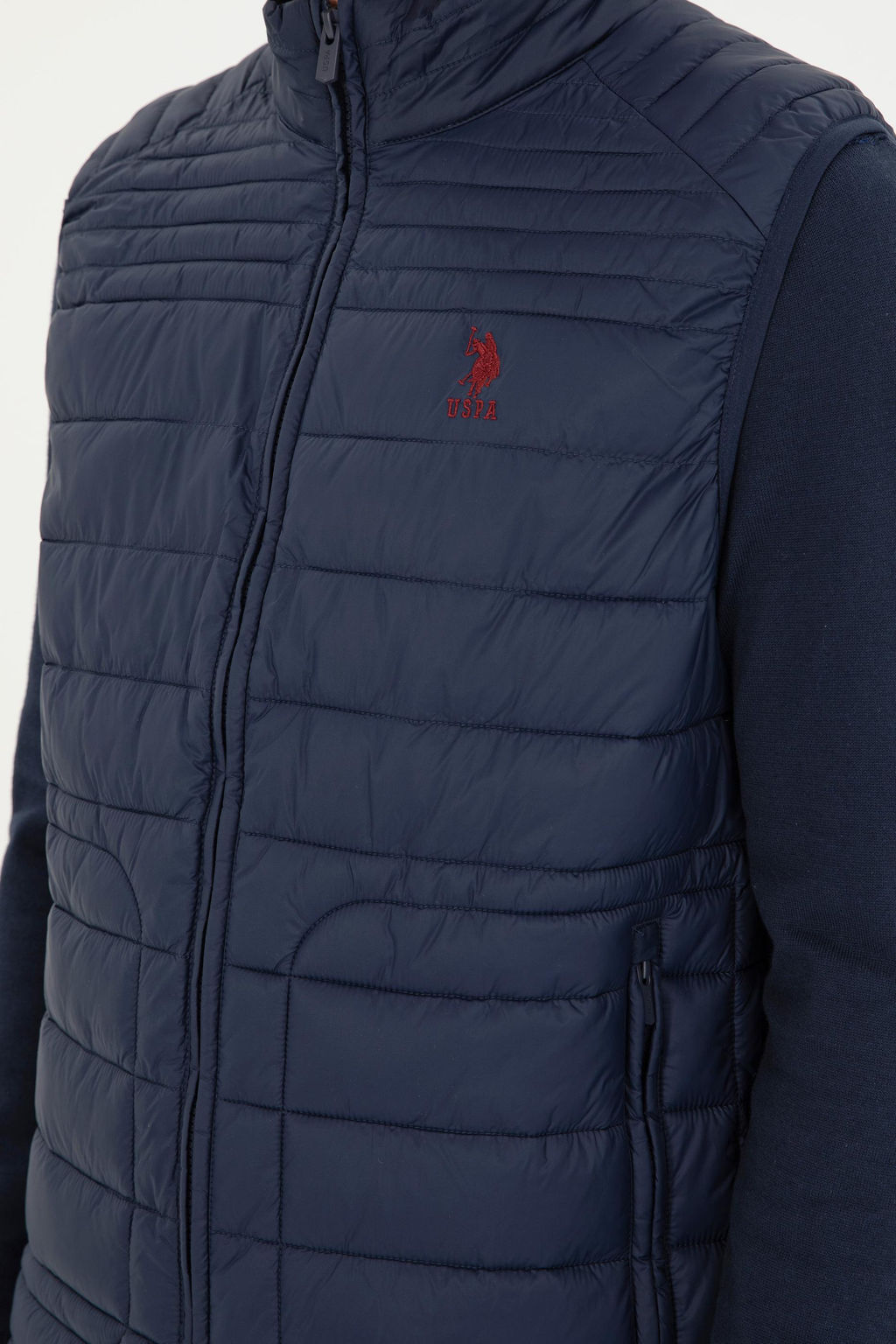 Мужской темно-синий жилет - U.s. polo assn фото 7