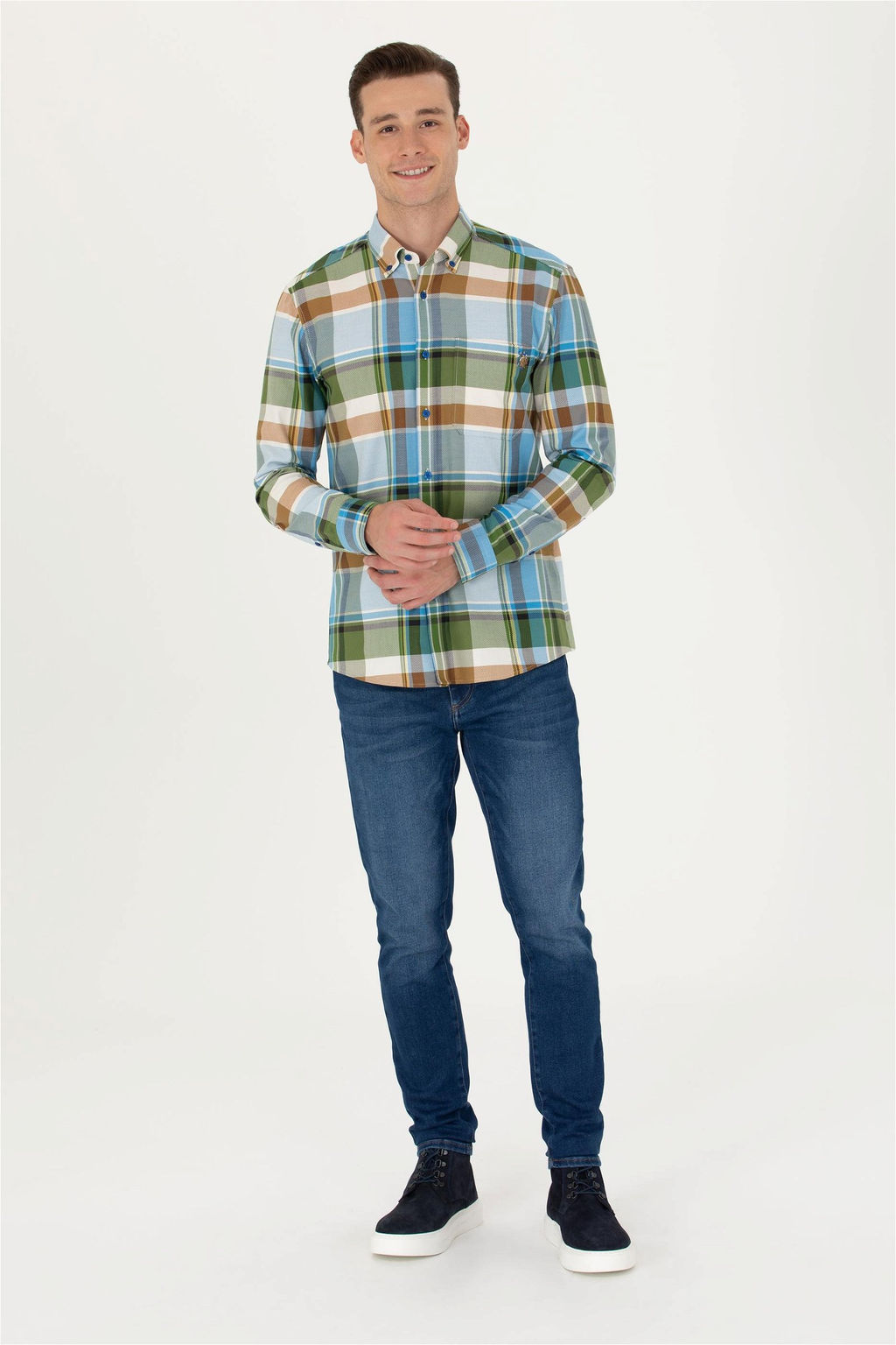 U. S. Polo Assn Мужская рубашка Lumberjack Saks - U.s. polo assn фото 10