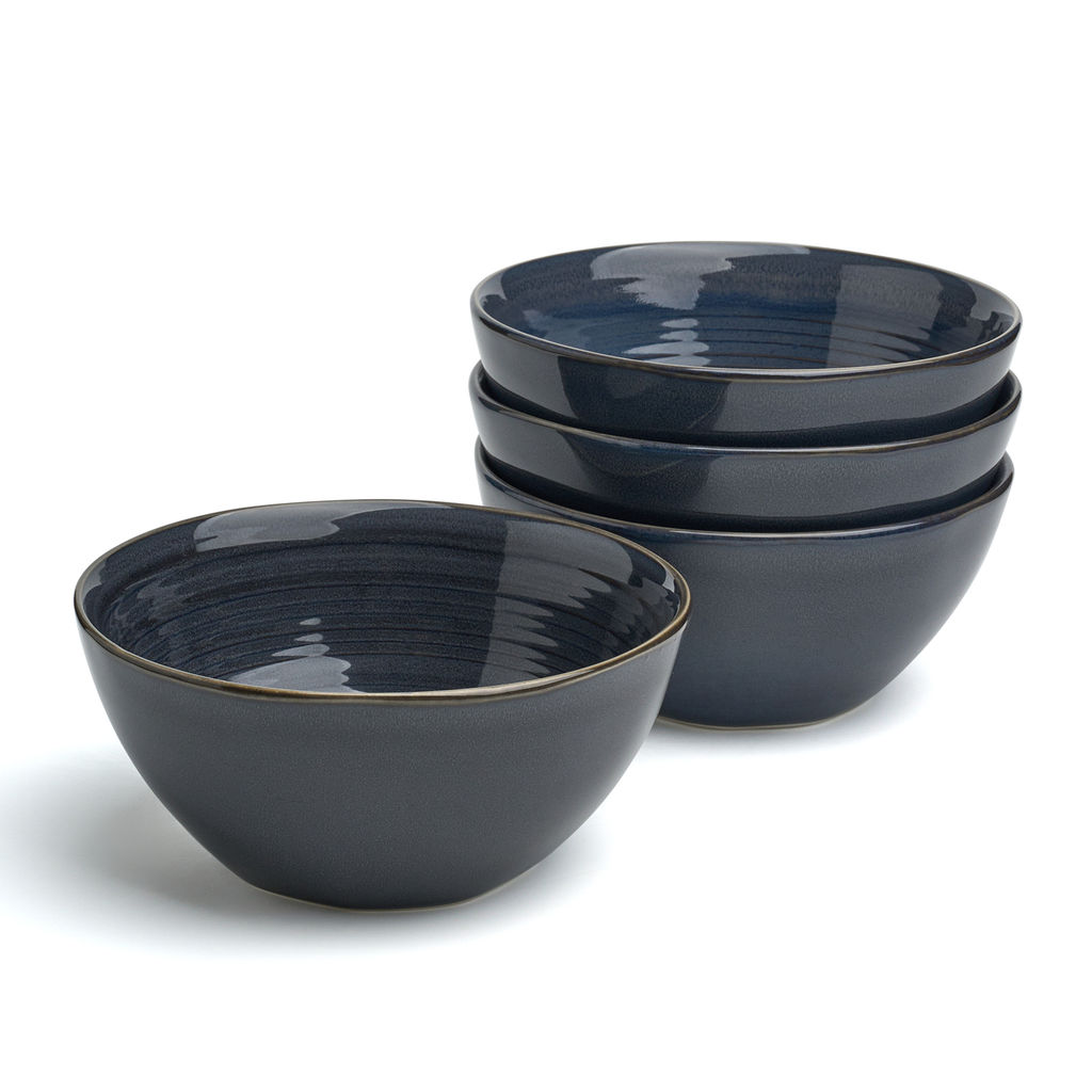 НАБОР САЛАТНИКОВ BRONCO CONCEPT ДИАМЕТР= 15,5 СМ 4 ШТ. СИНИЙ