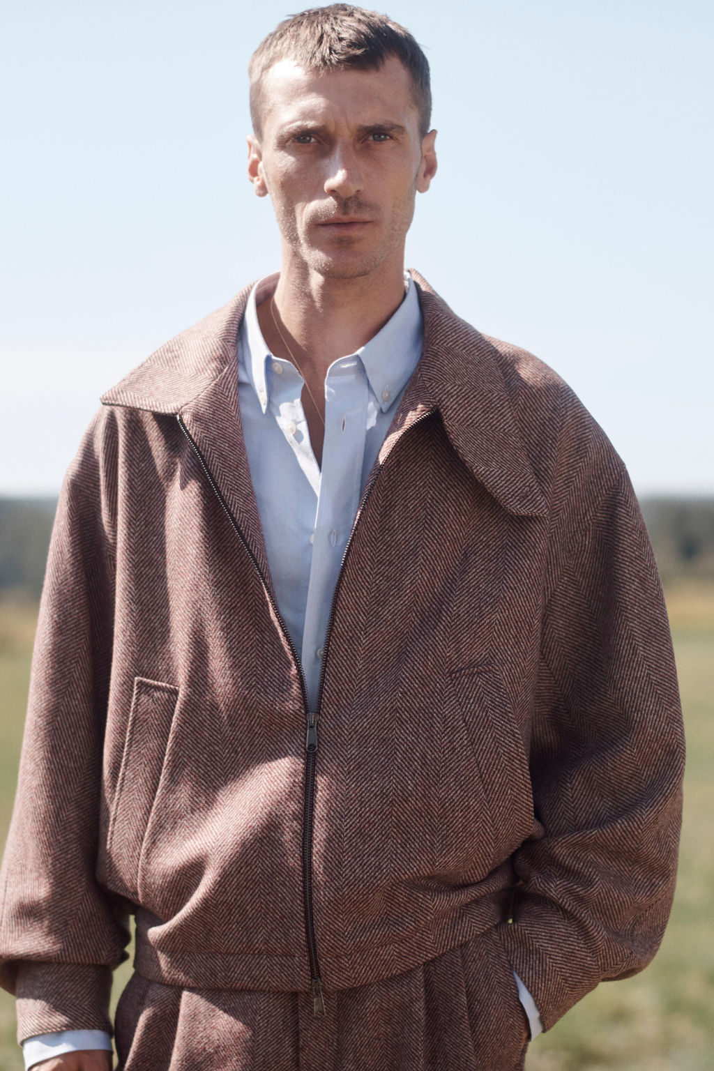 LIMITED EDITION WOOL HERRINGBONE JACKET - Zara фото 2