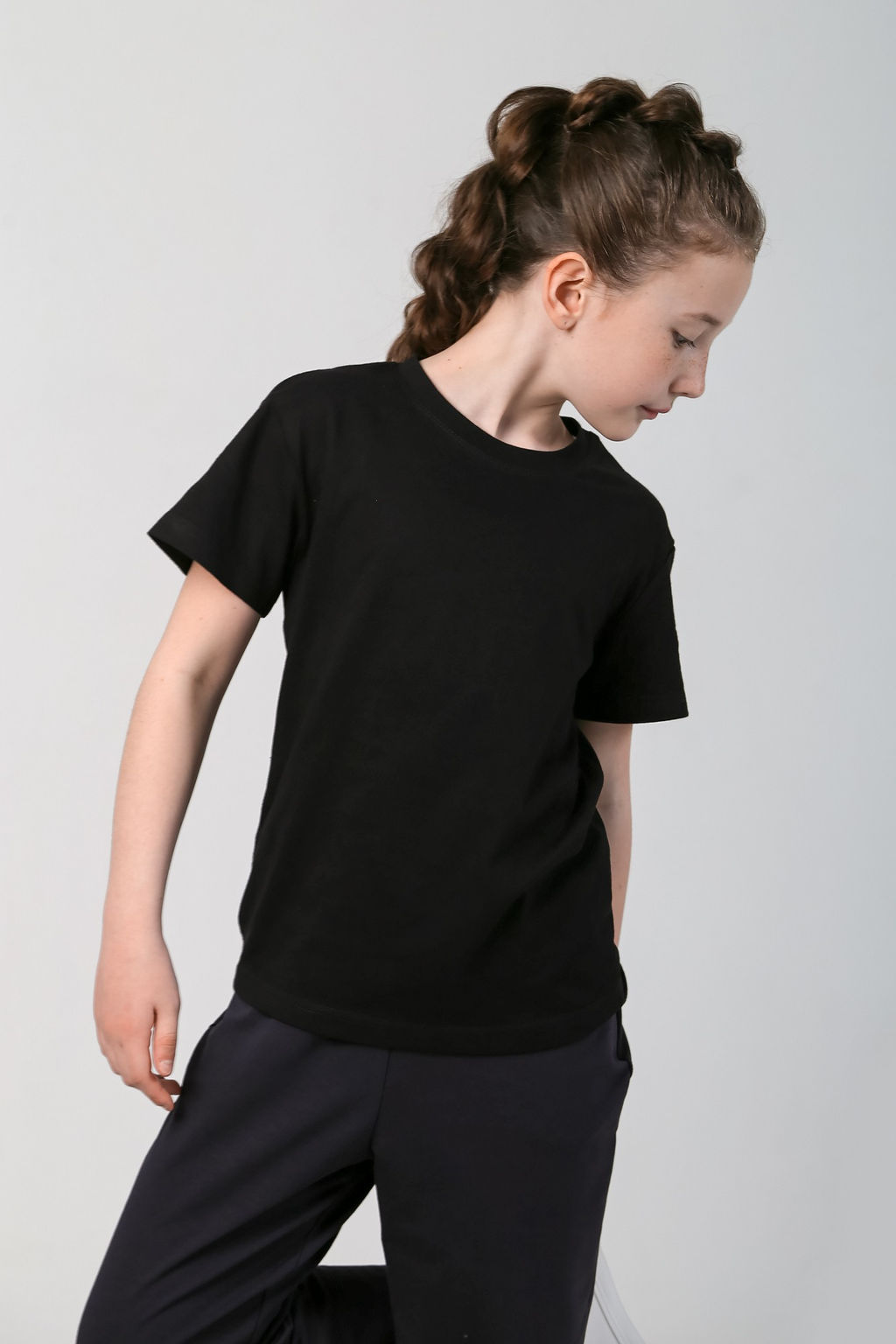 VIOTEX Фуфайка (футболка) для девочки Бэйсик-1