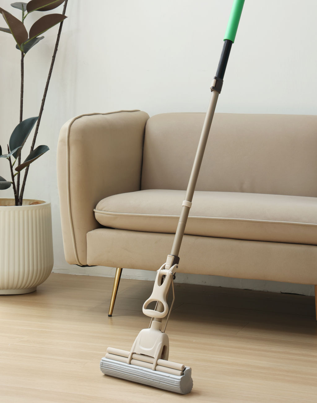 Швабра PVA с двойным роликовым отжимом - Boomjoy фото 3