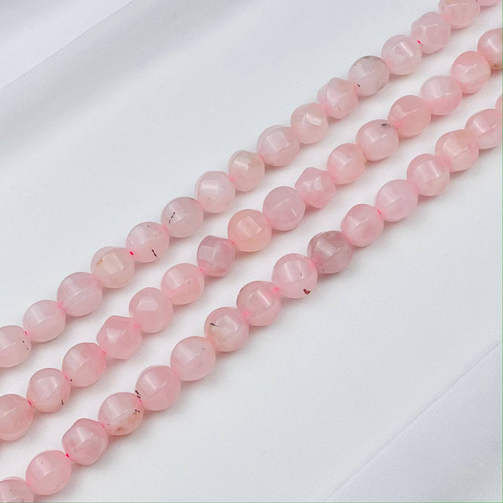 Бусины для украшений из Розового кварца 37 см