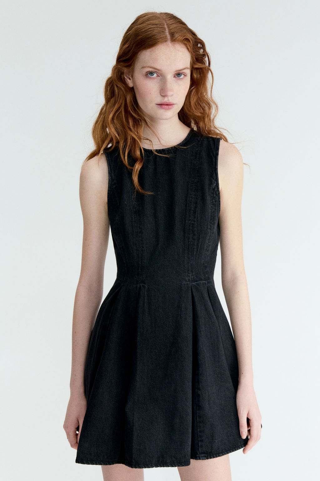 Vestido denim con falda acampanada - H&m фото 2