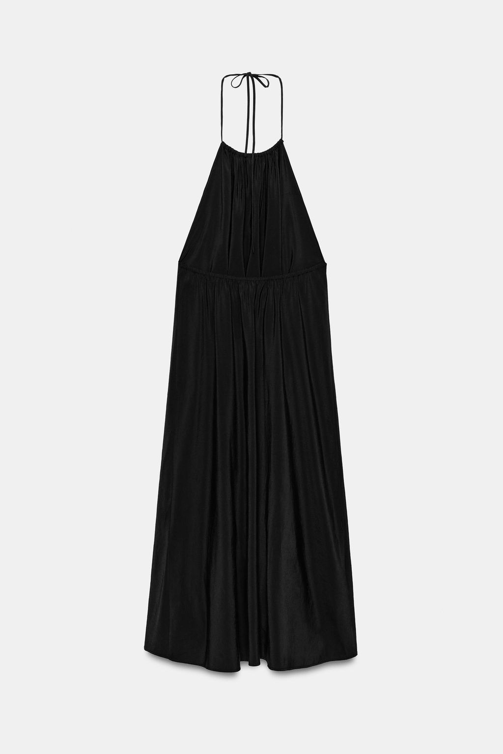 VESTIDO HALTER FLUIDO / Negro - Zara фото 6