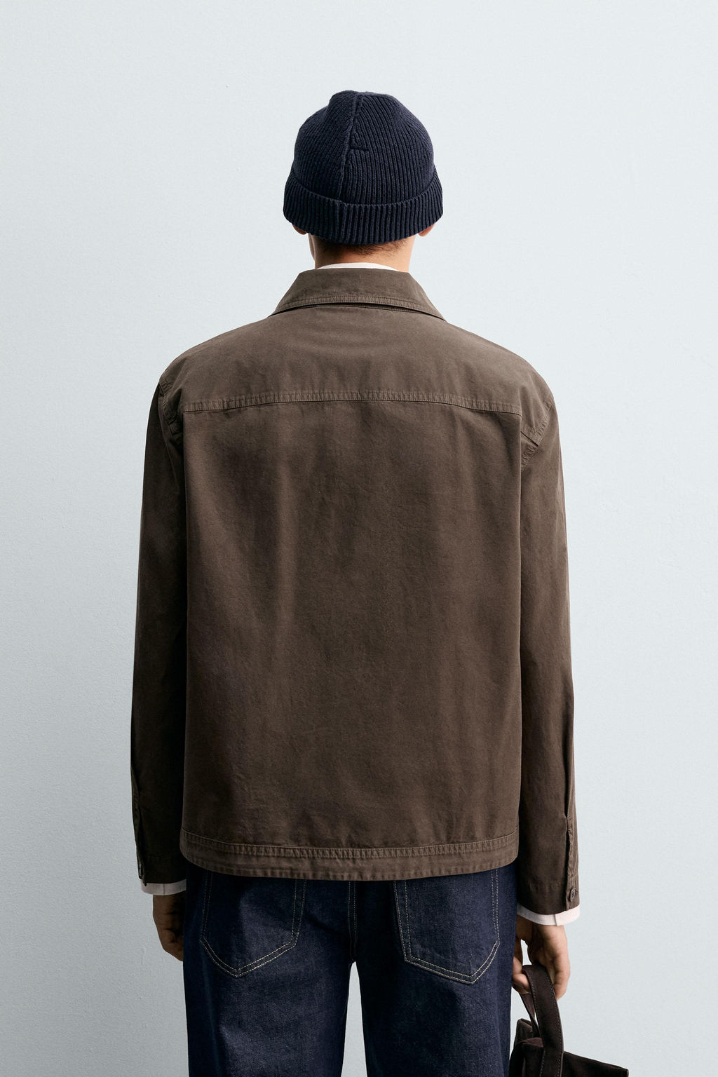 WASHED REGULAR FIT OVERSHIRT