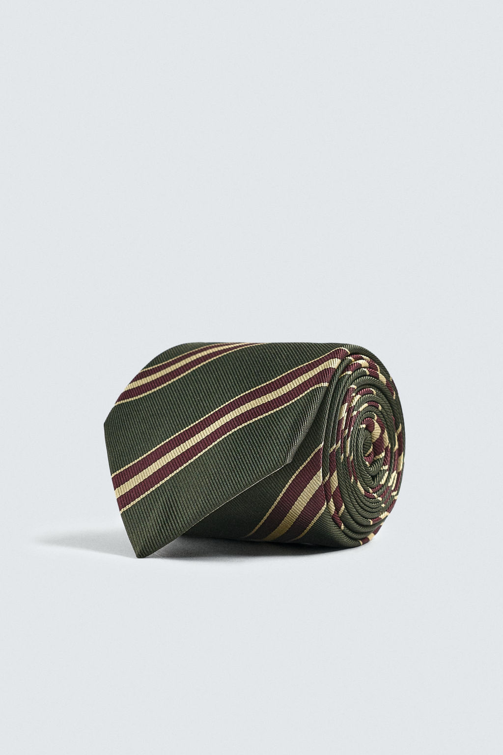 100% SILK STRIPED LIMITED EDITION TIE - Zara фото 2