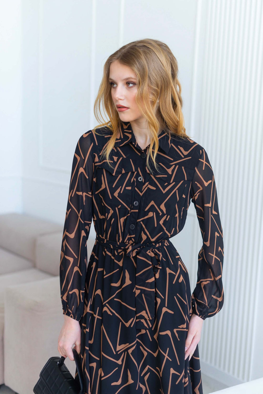 Платье Кэсси (черный) - Nadi bordo фото 3