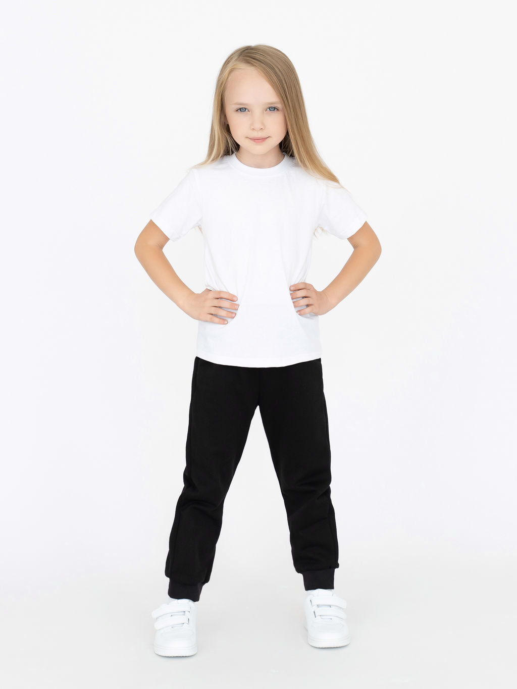 Брюки детские черные 455/1 (110, 60)