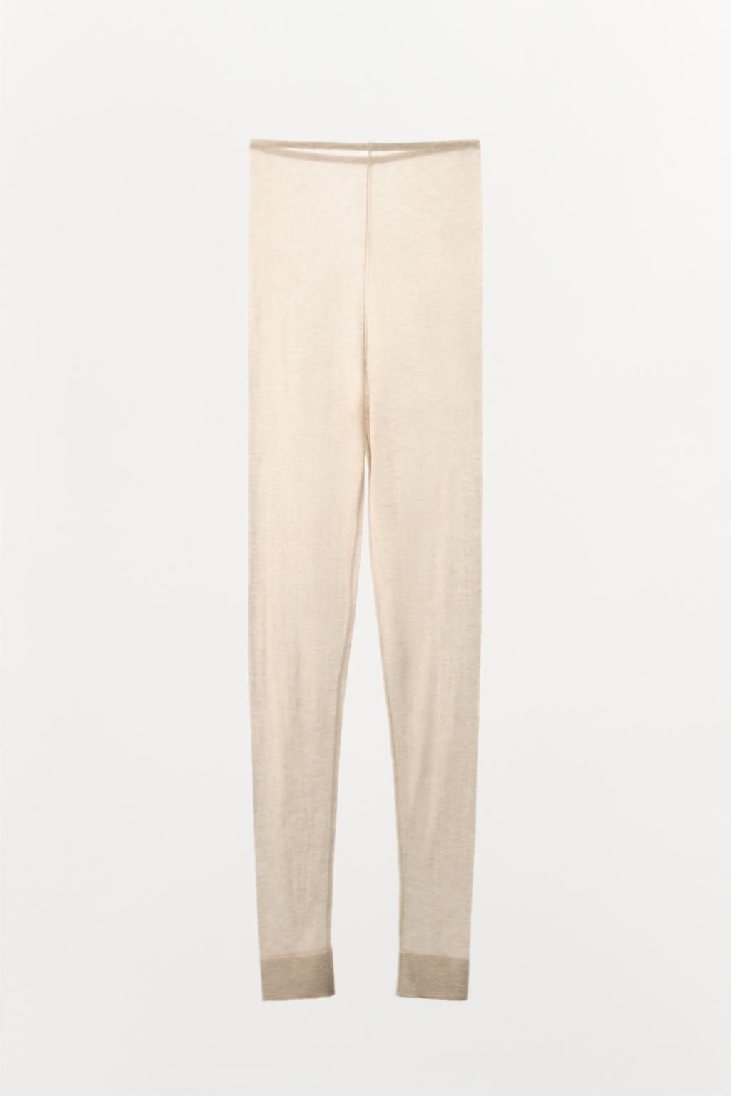 100% WOOL LEGGINGS - Zara фото 24