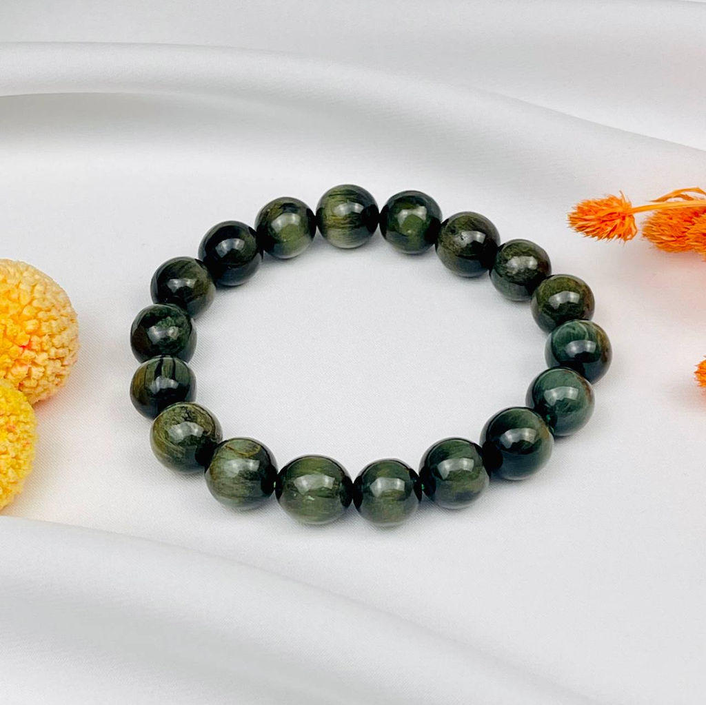 Браслет из Соколиного глаза - Радуга самоцветов фото 2