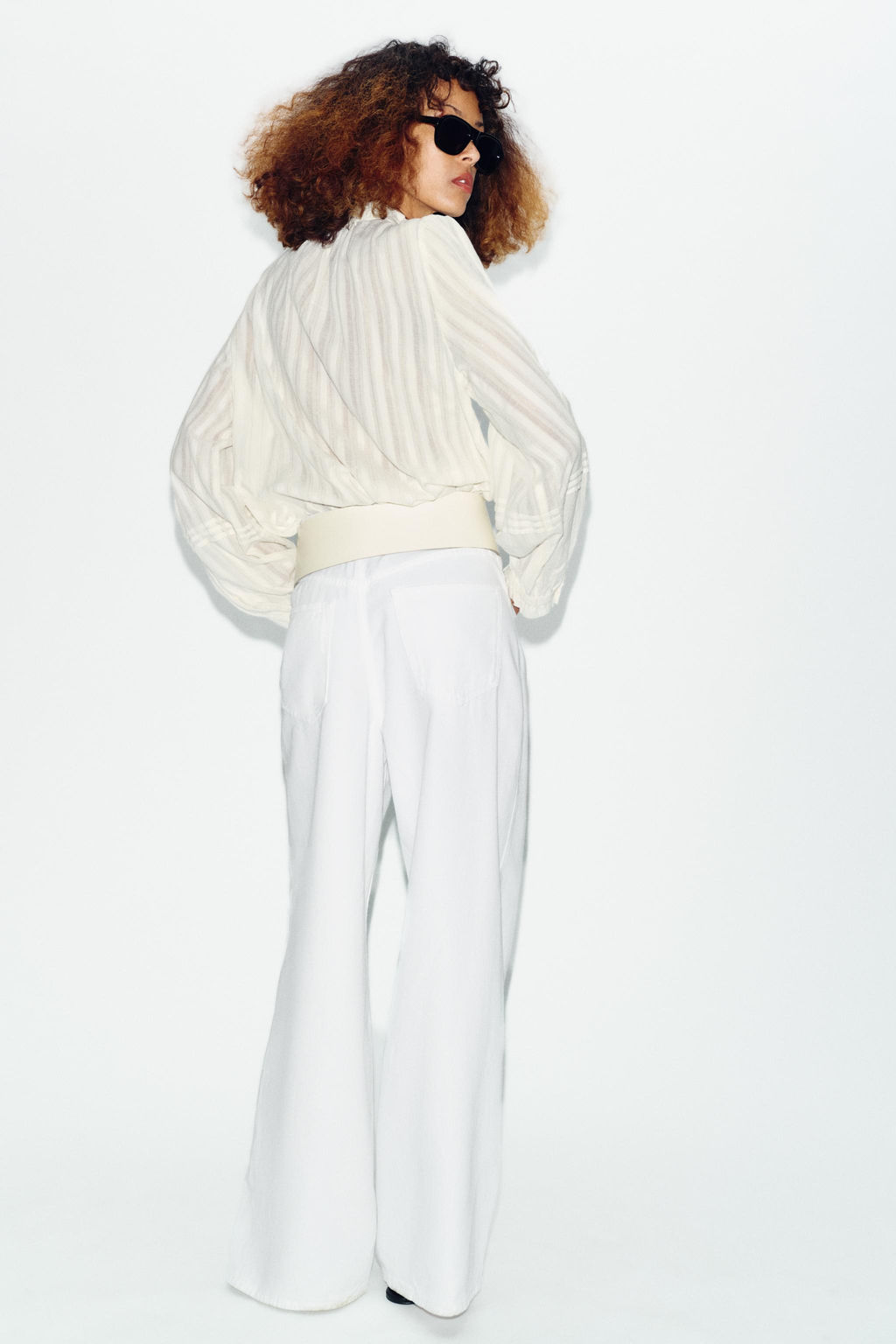 BLUSA ROM?NTICA ENTREDOSES / Crudo - Zara фото 5