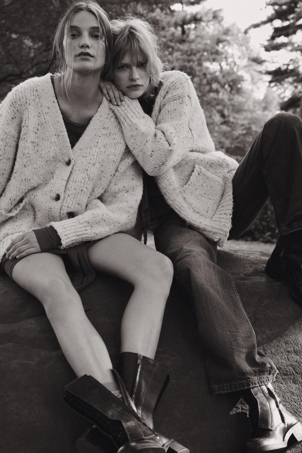 PINCHITA OVERSIZED KNIT CARDIGAN - Zara фото 2