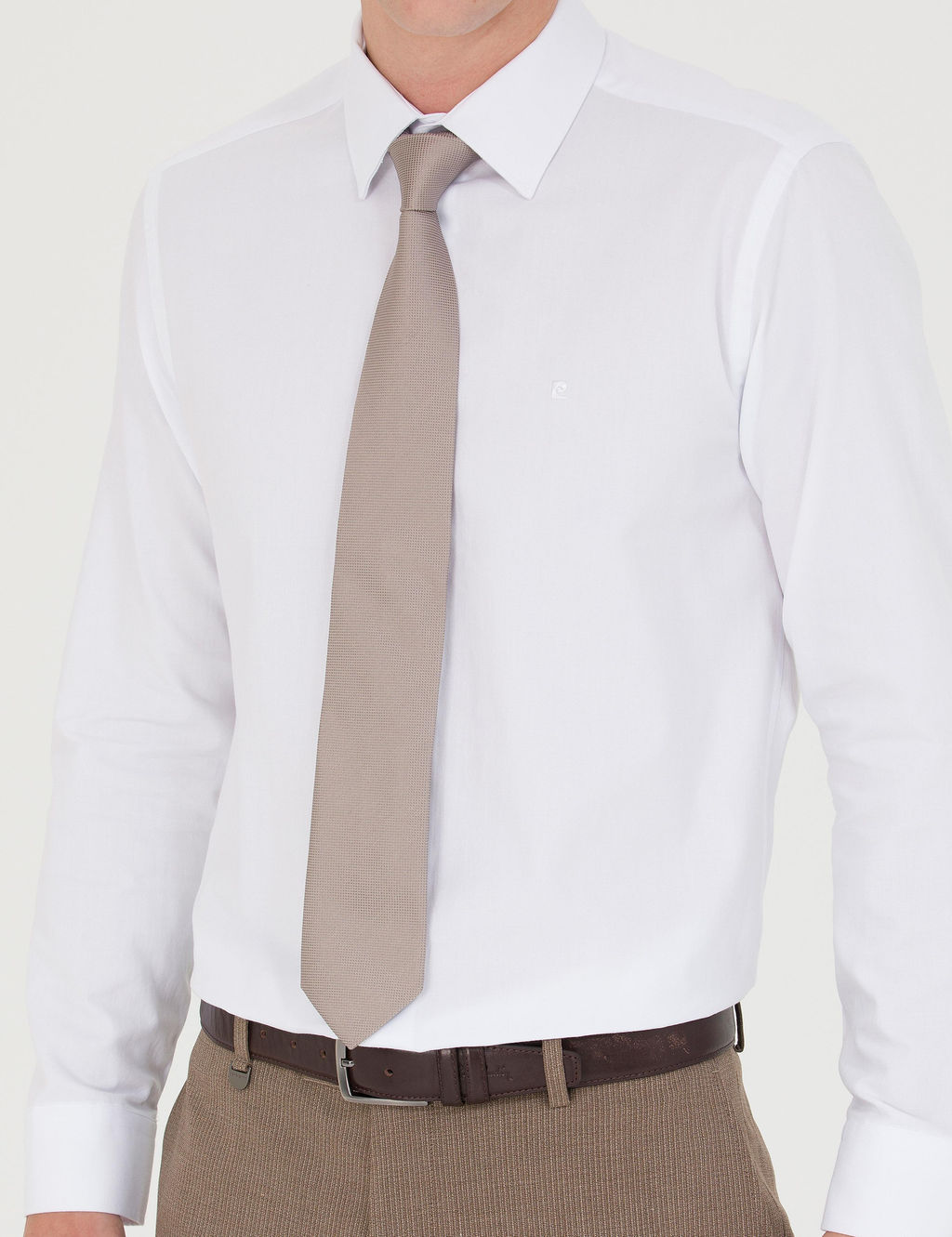 Beyaz Slim Fit Uzun Kollu G_mlek