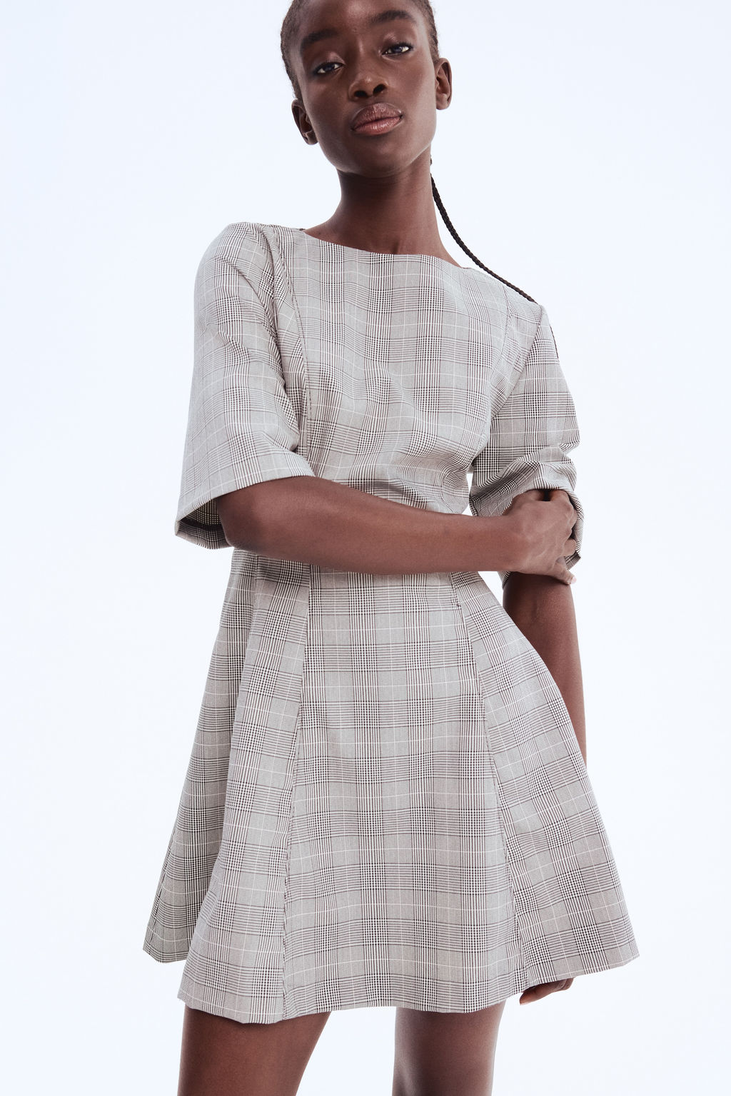 Vestido entallado de sarga - H&m фото 8