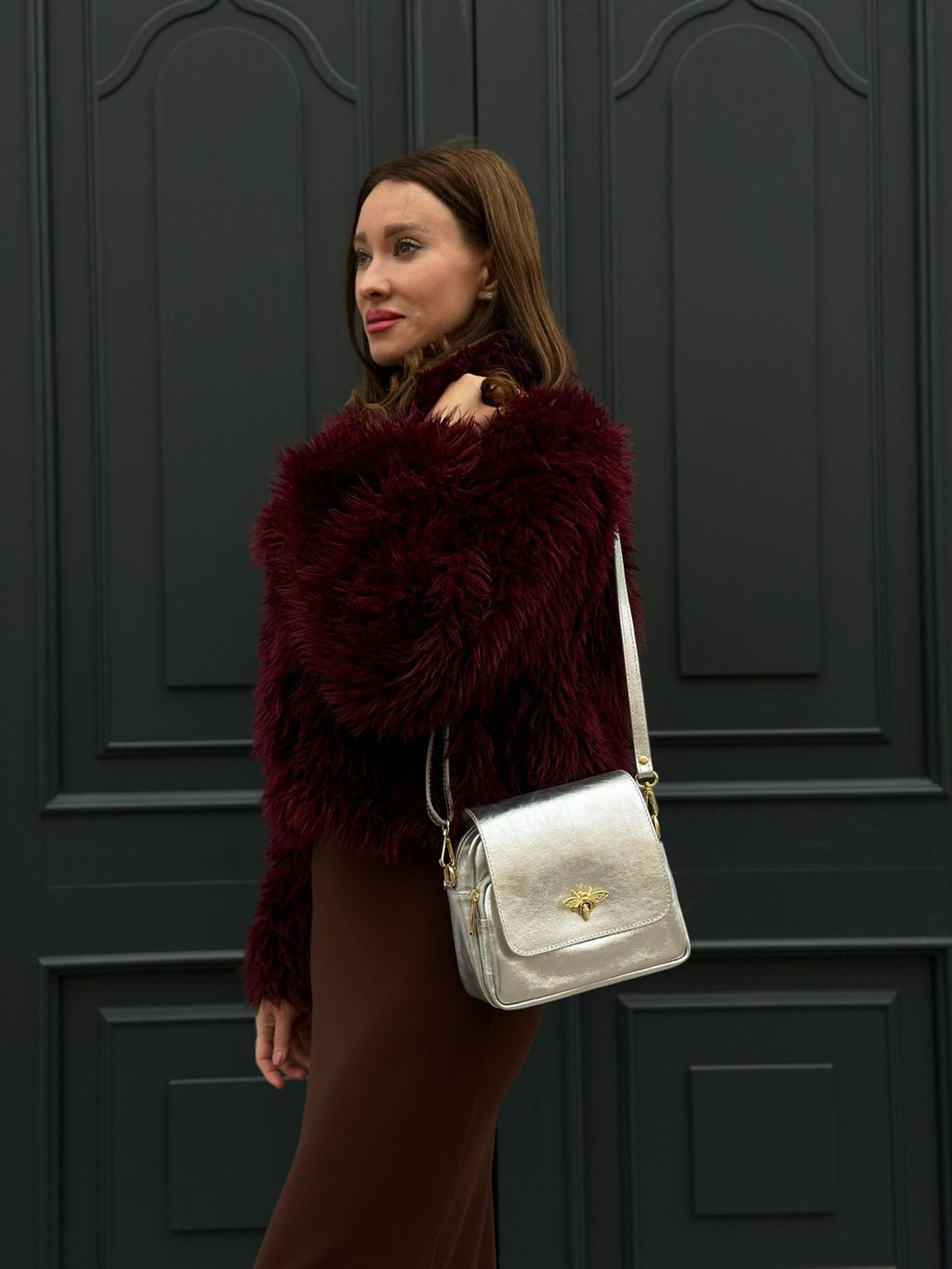 Сумка женская из телячьей кожи