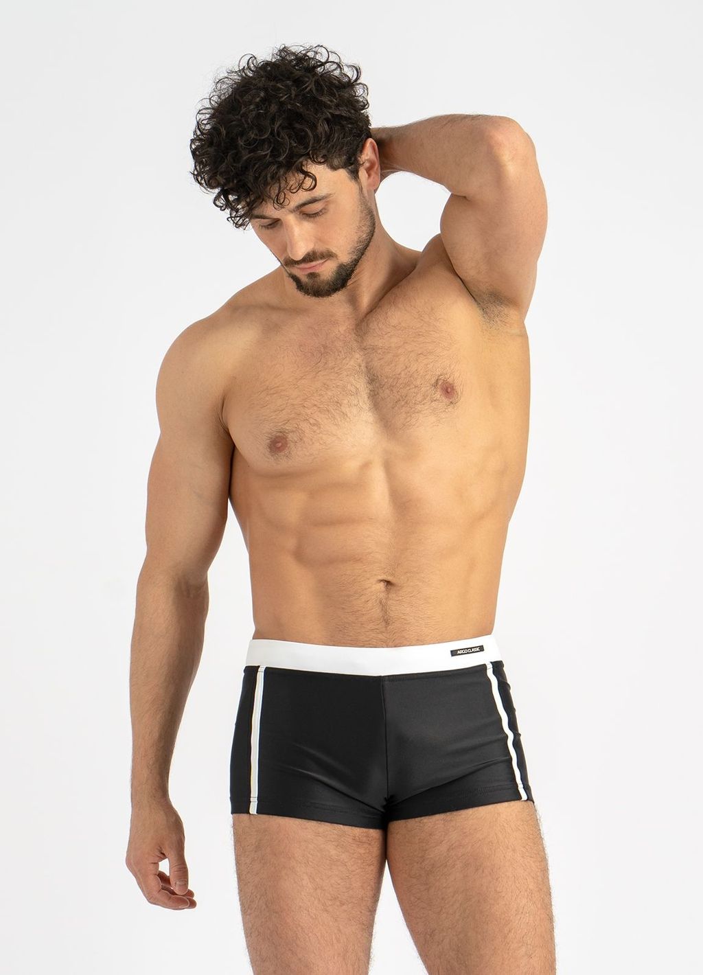 Плавки Sw.07M черный / белый