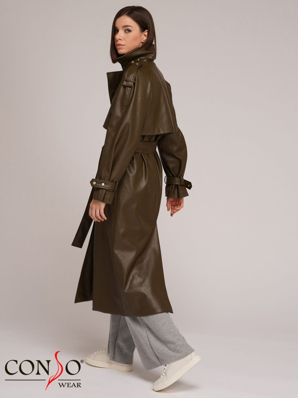 Conso/SL 210101 - khaki Тренч  фото 4