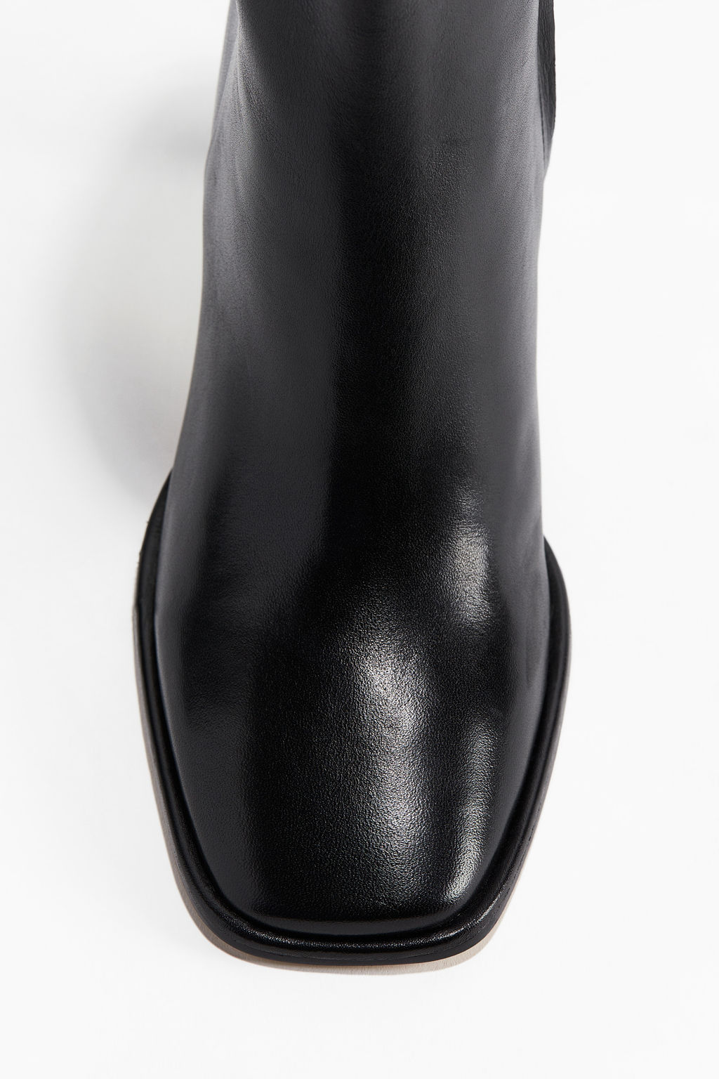 Botines de piel con tacon - H&m фото 6