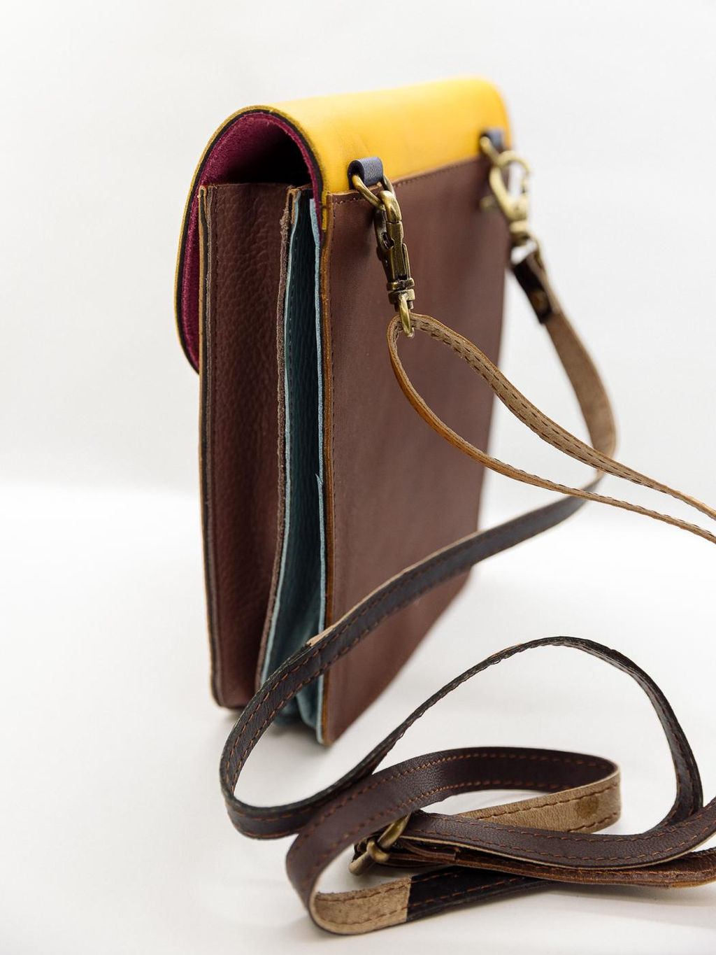 Сумка натуральная кожа через плечо №1133/9 - Ганг фото 5