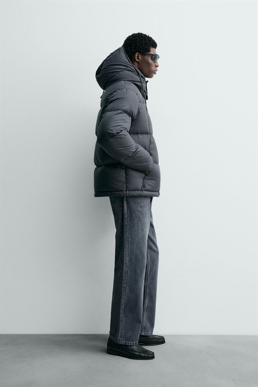 100% FEATHER WATER-REPELLENT PUFFER JACKET - Zara фото 4