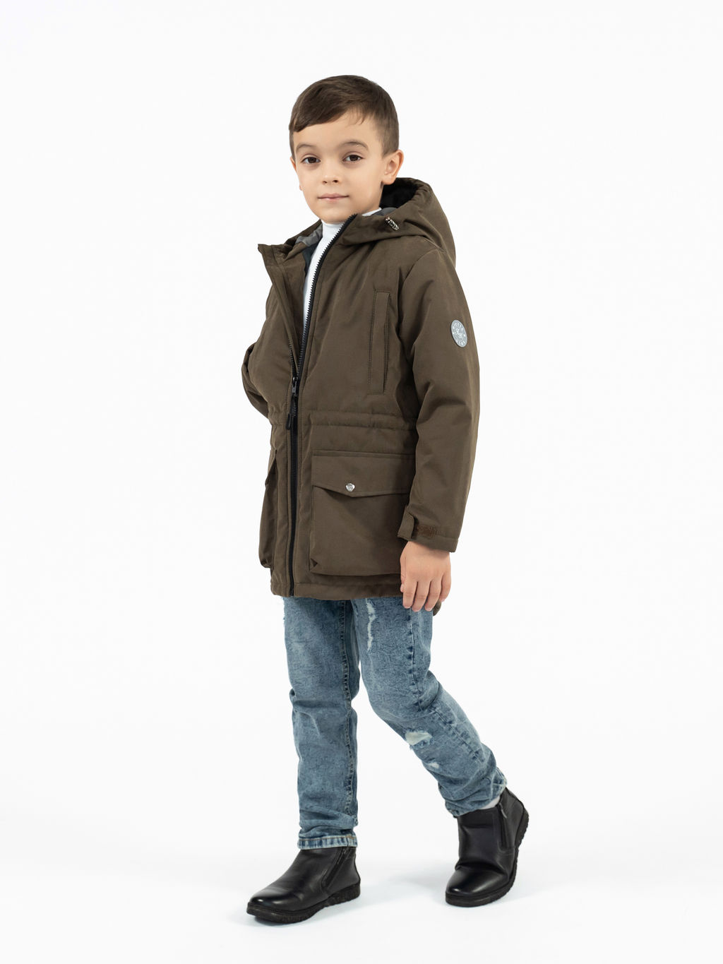 Куртка детская демисезонная хаки