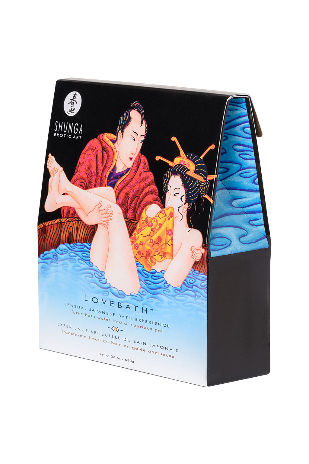 Порошок для принятия ванны Shunga серии LOVEBATH Океанское искушение, голубой, 650 гр