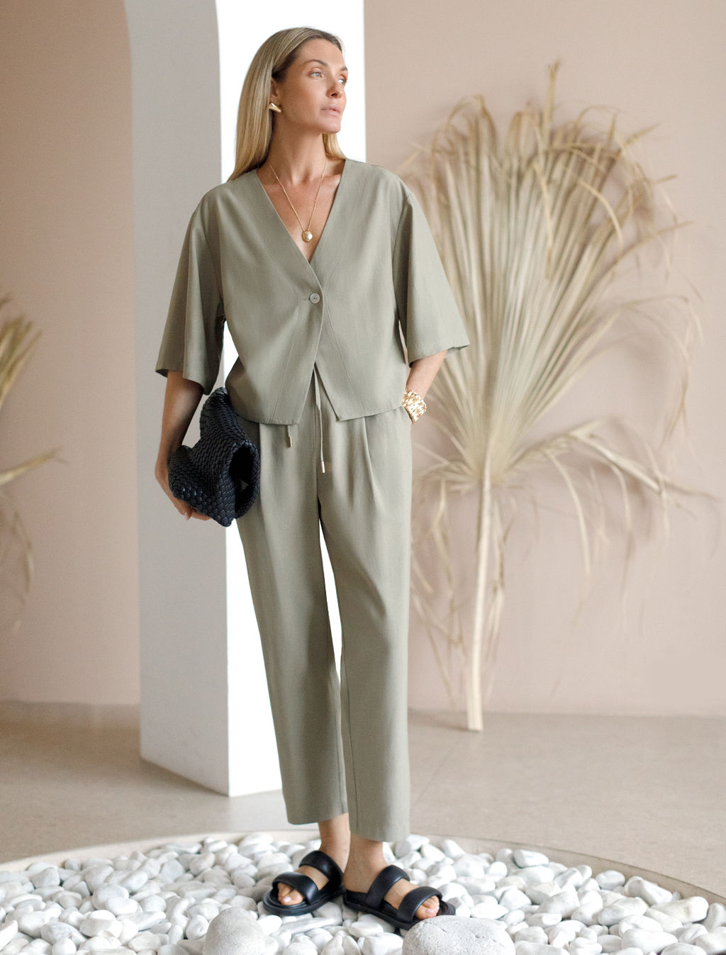 VILATTE / Блузка из плотного лиоцелла фото 3