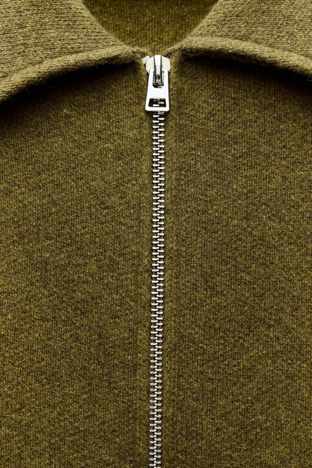 OVERSIZED 100% WOOL JACKET - Zara фото 6