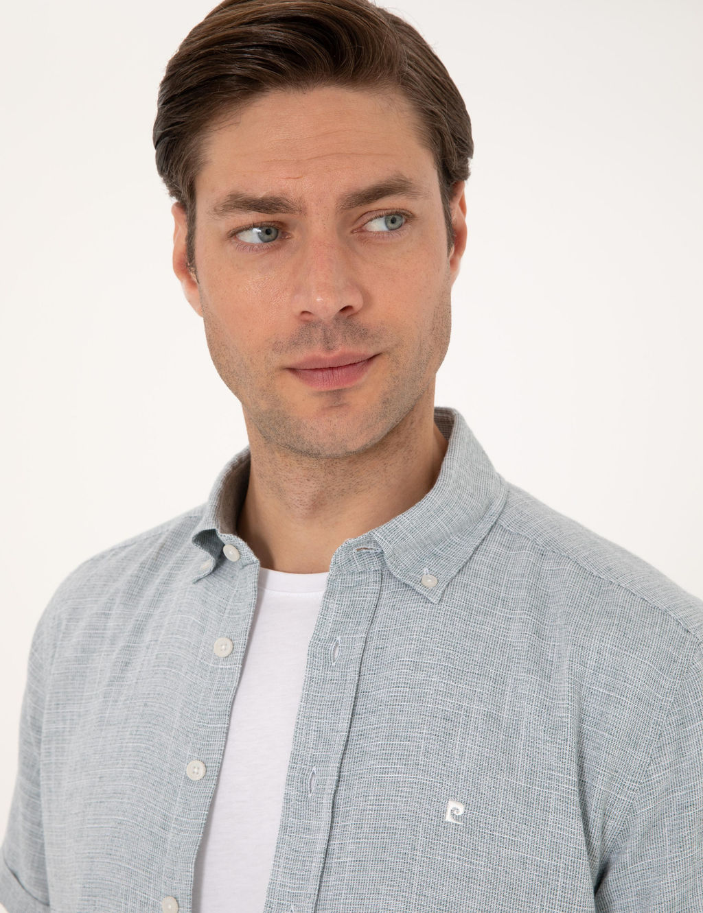 Ye_il Regular Fit K_sa Kollu G_mlek - Pierre cardin фото 2