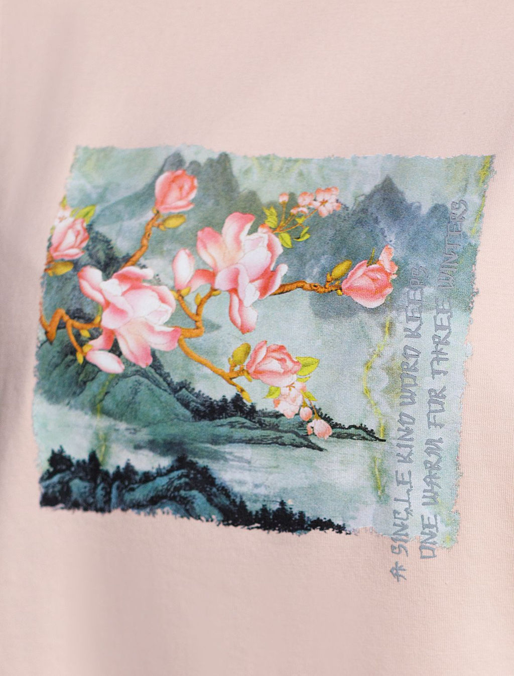 Лонгслив с принтом из премиального хлопка с эластаном - Vilatte фото 2