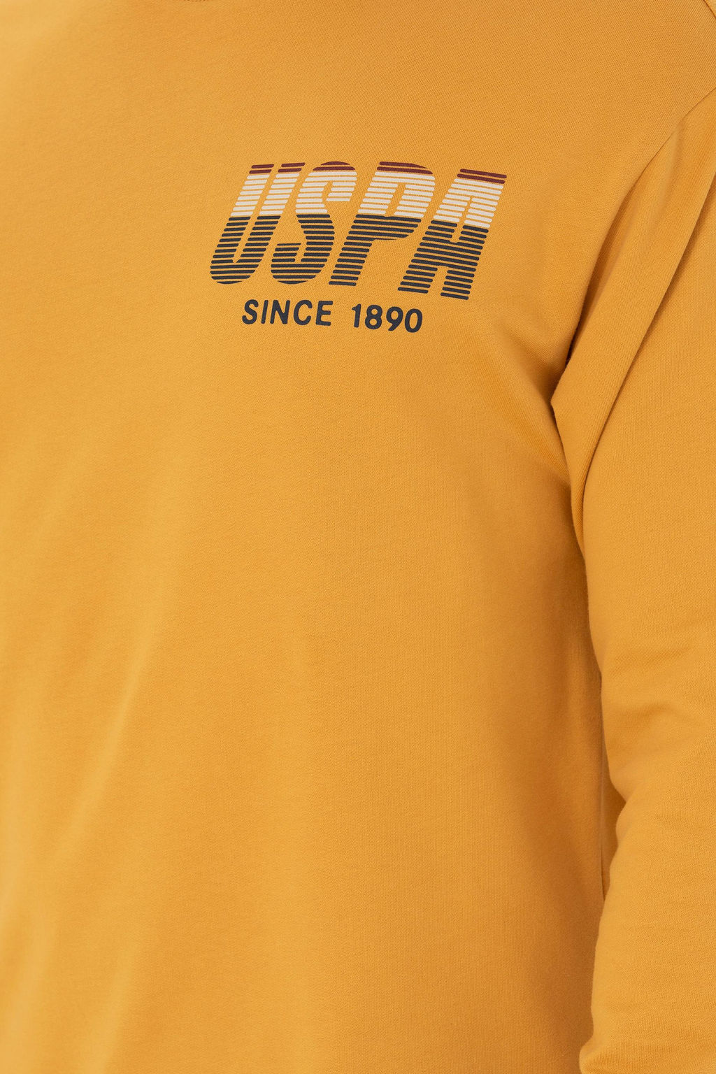 U. S. Polo Assn / Мужской горчичный свитшот - U.s. polo assn фото 21