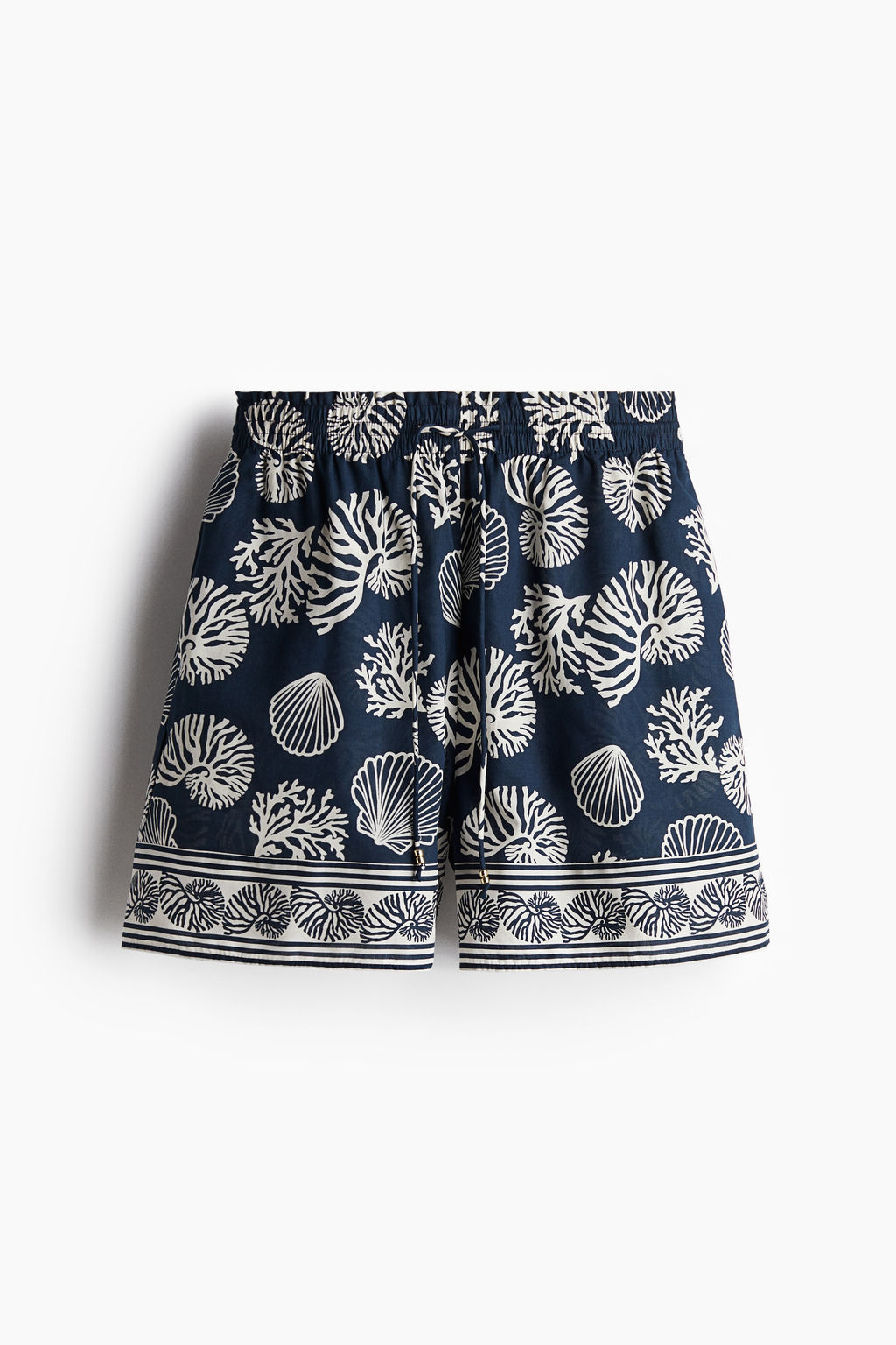 Pantal?n corto estampado con cord?n de ajuste - H&m фото 2