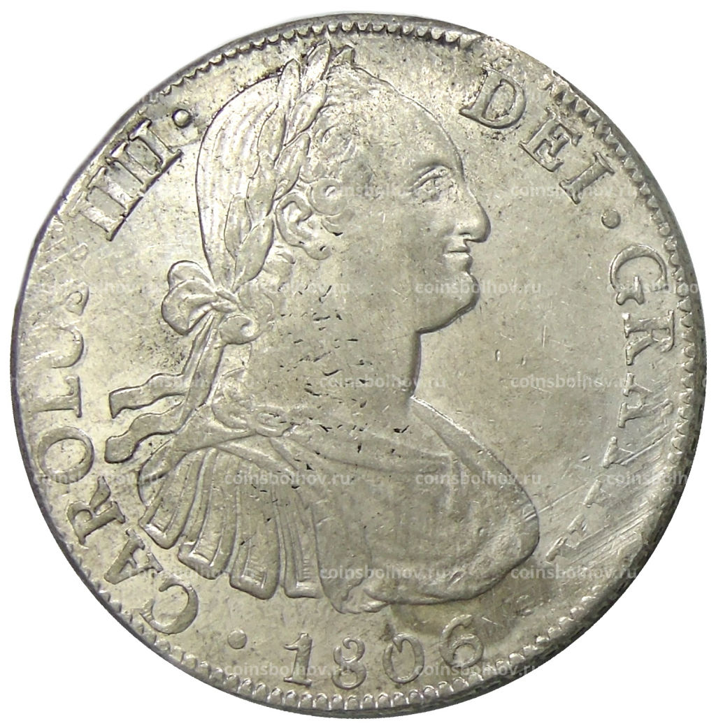 8 реалов 1806 года Испанская Мексика