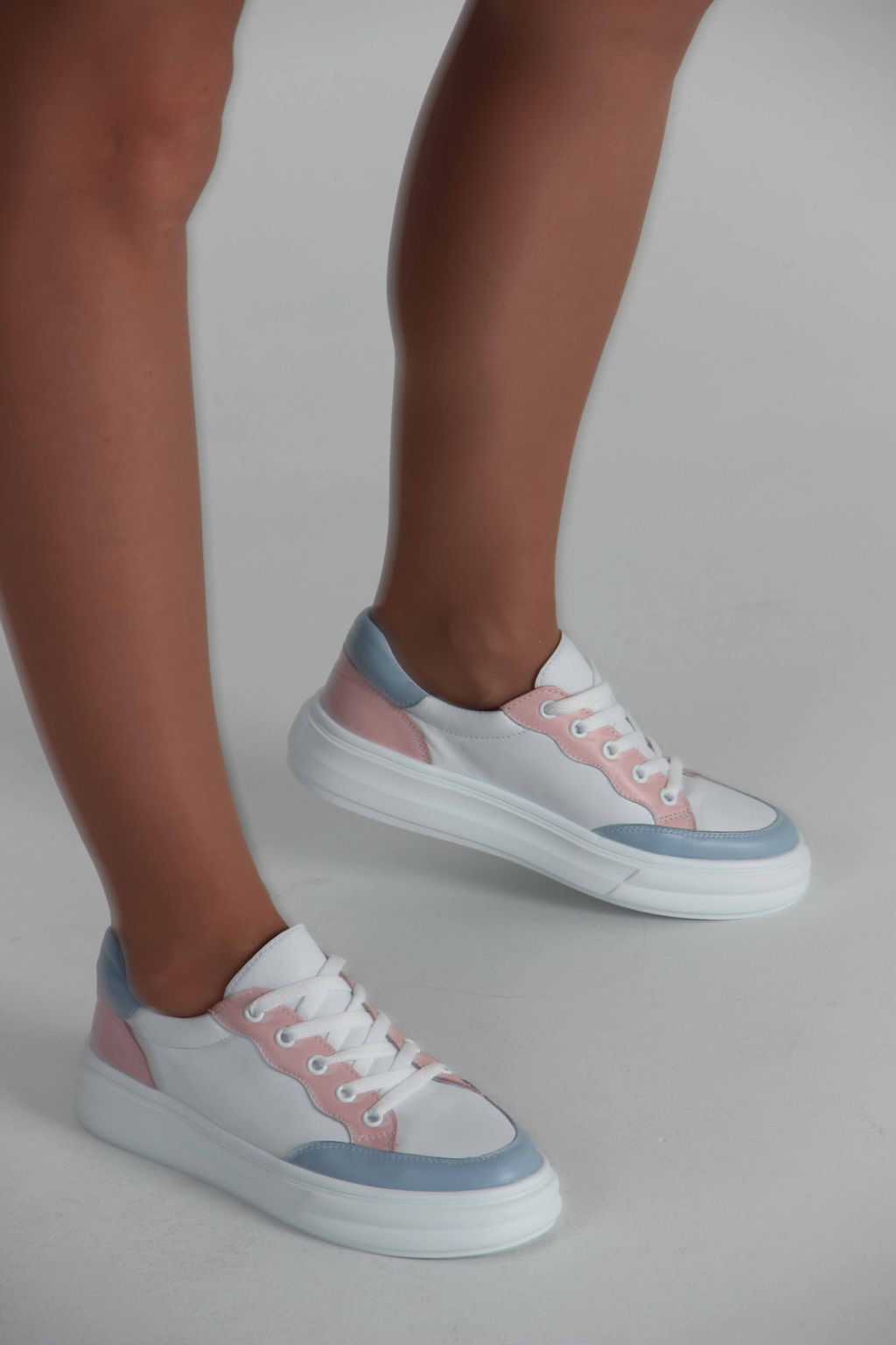 Кеды EDART 148.lusi22 w. Белый-голубой-розовый - Ed'art фото 16