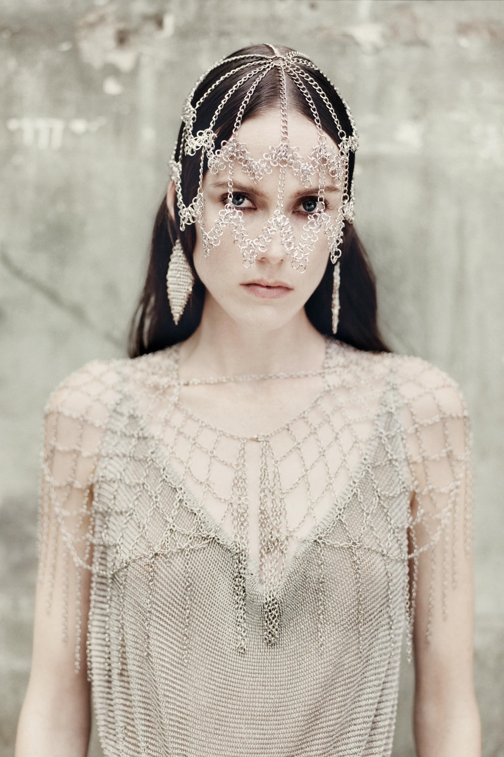 LIMITED EDITION METALLIC THREAD MESH DRESS - Zara фото 2