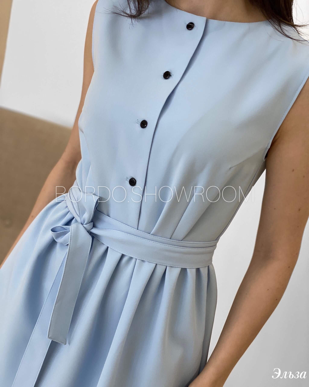 Платье Эльза (голубой) - Nadi bordo фото 8
