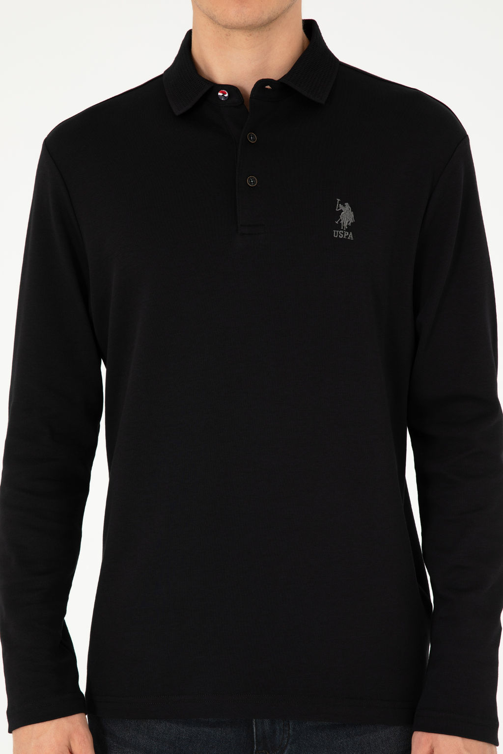 Мужской черный базовый свитшот Неожиданная скидка в корзине - U.s. polo assn фото 20