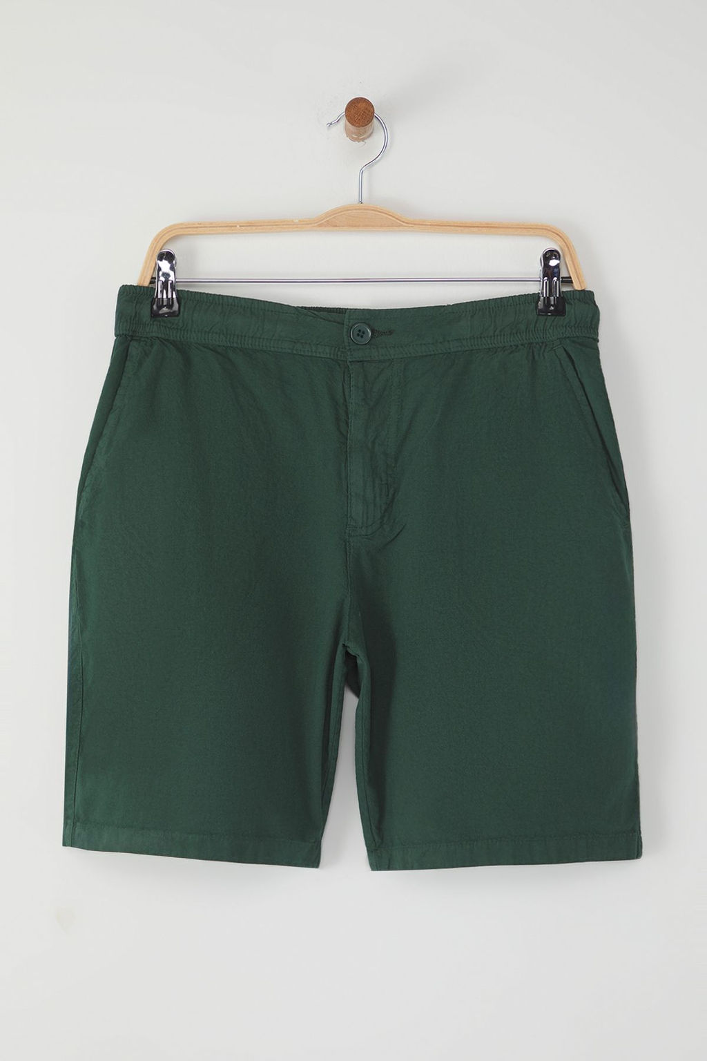 Koyu Yesil Loose Fit Pamuklu Bagc?kl? Sort TMNSS23SR00056