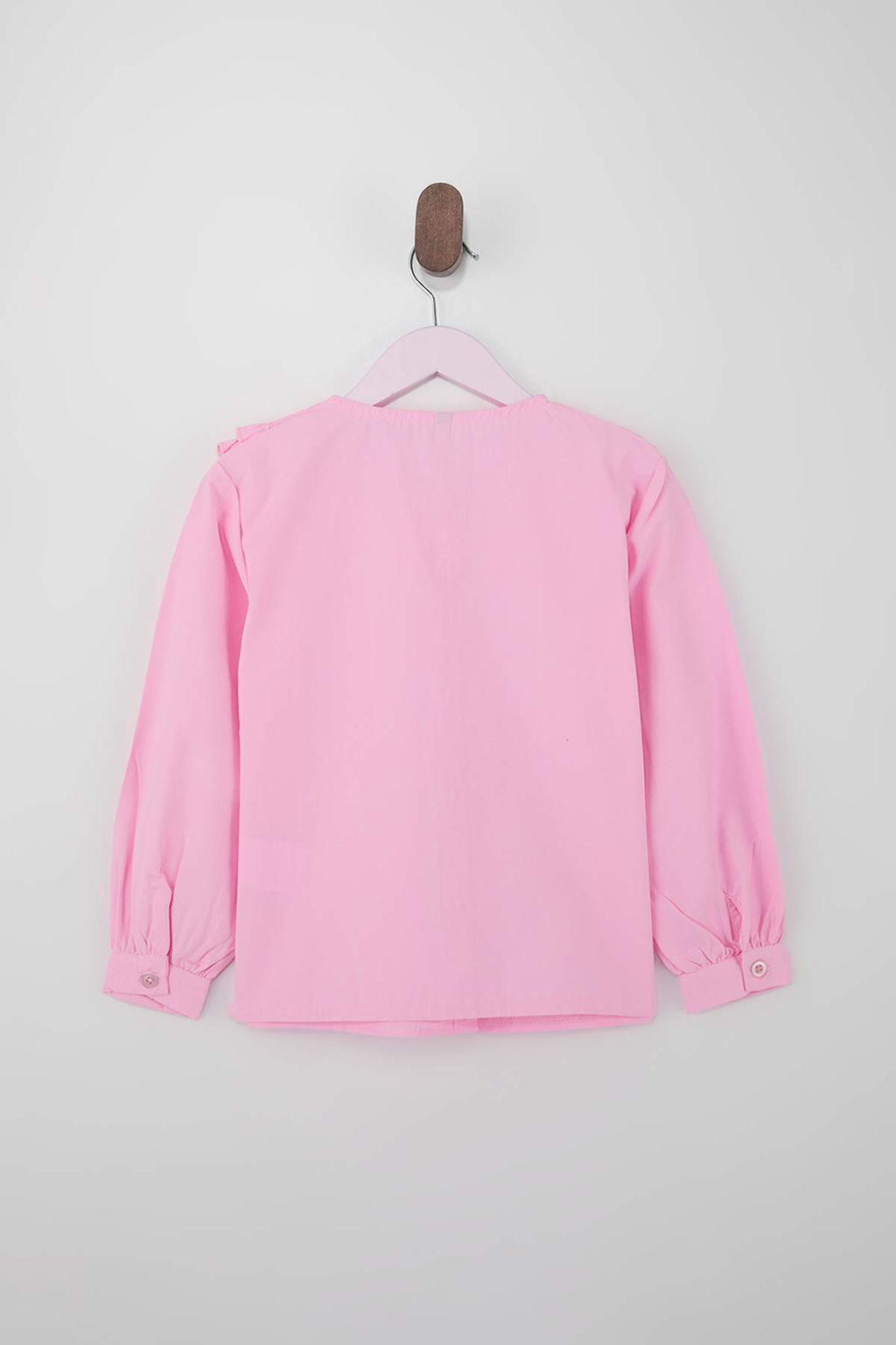 Pembe Uzun Gomlek TKDSS26GO00002 - Trendyolmilla фото 3