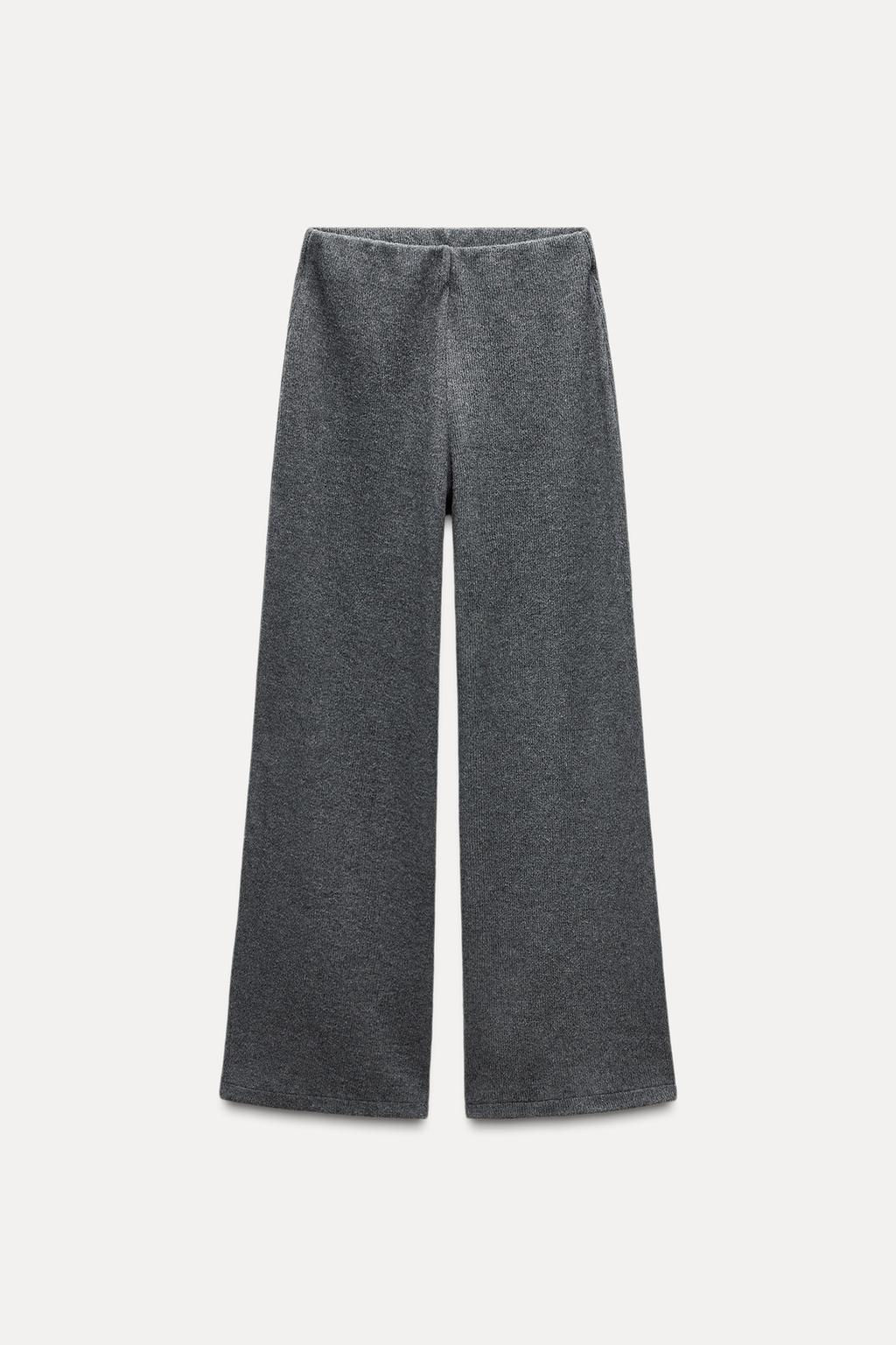 SOFT RIBBED TROUSERS - Zara фото 16