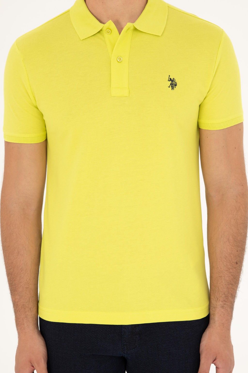 U. S. Polo Assn / Мужская базовая футболка фисташкового цвета - U.s. polo assn фото 6