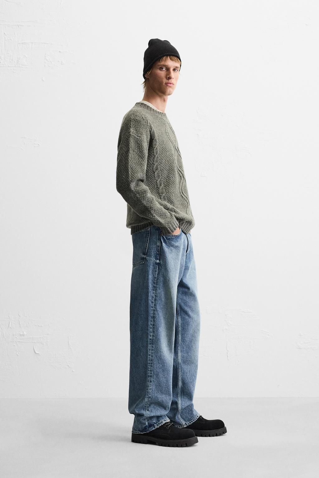 CABLE KNIT JUMPER - Zara фото 4