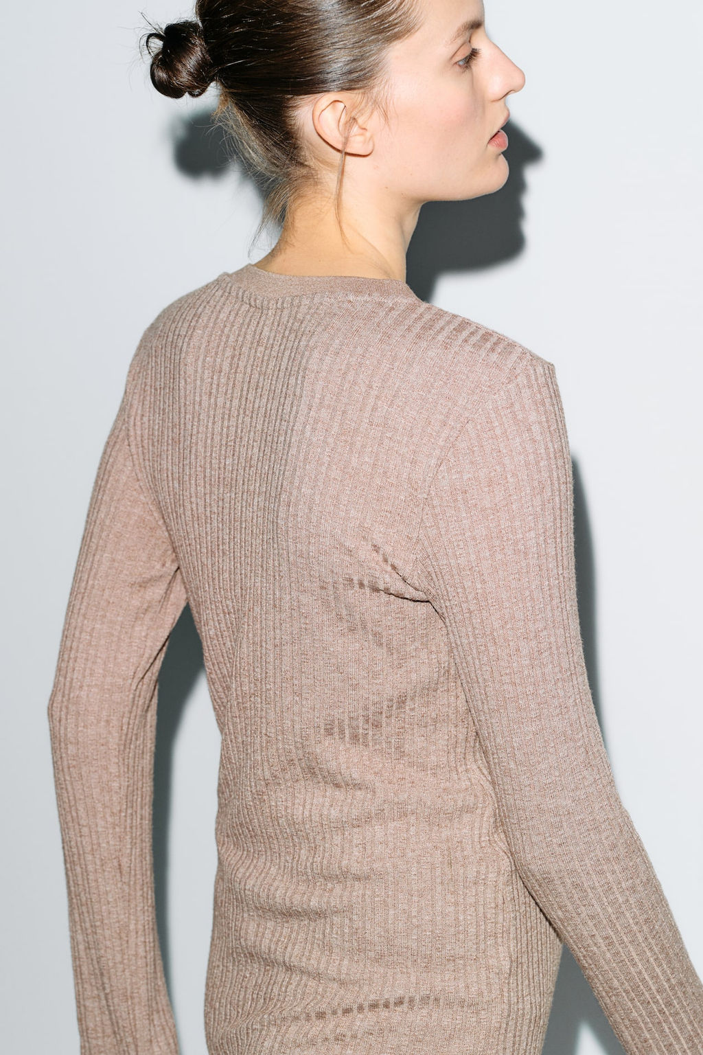 MAMA Top en punto de canale con escote en V - H&m фото 3