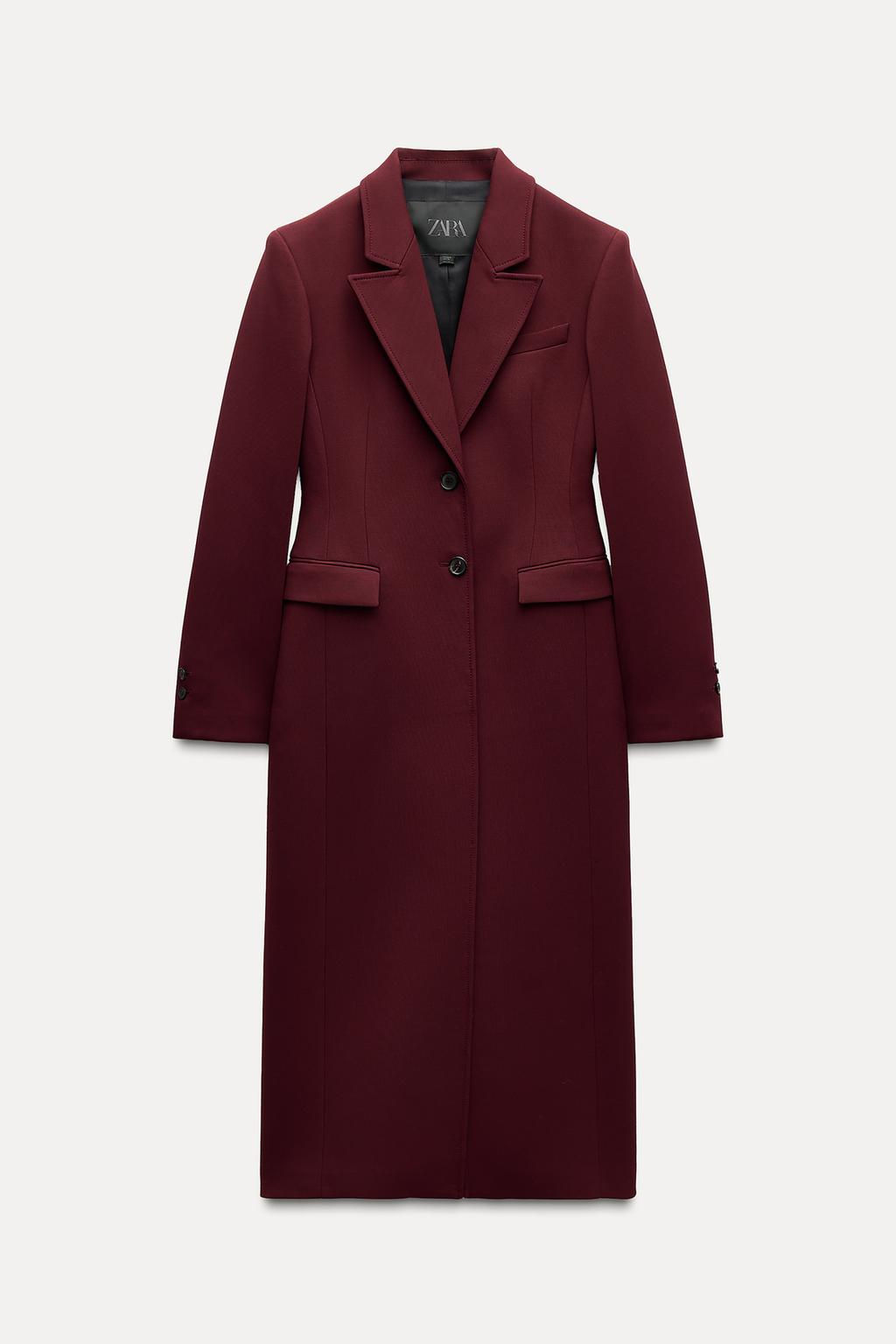 ZW COLLECTION TAILORED LONG COAT - Zara фото 5